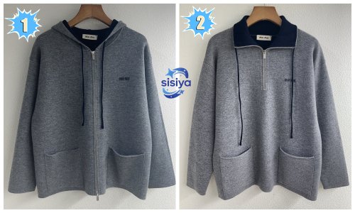 MIUMIU double-pocket knitted sweater D122204