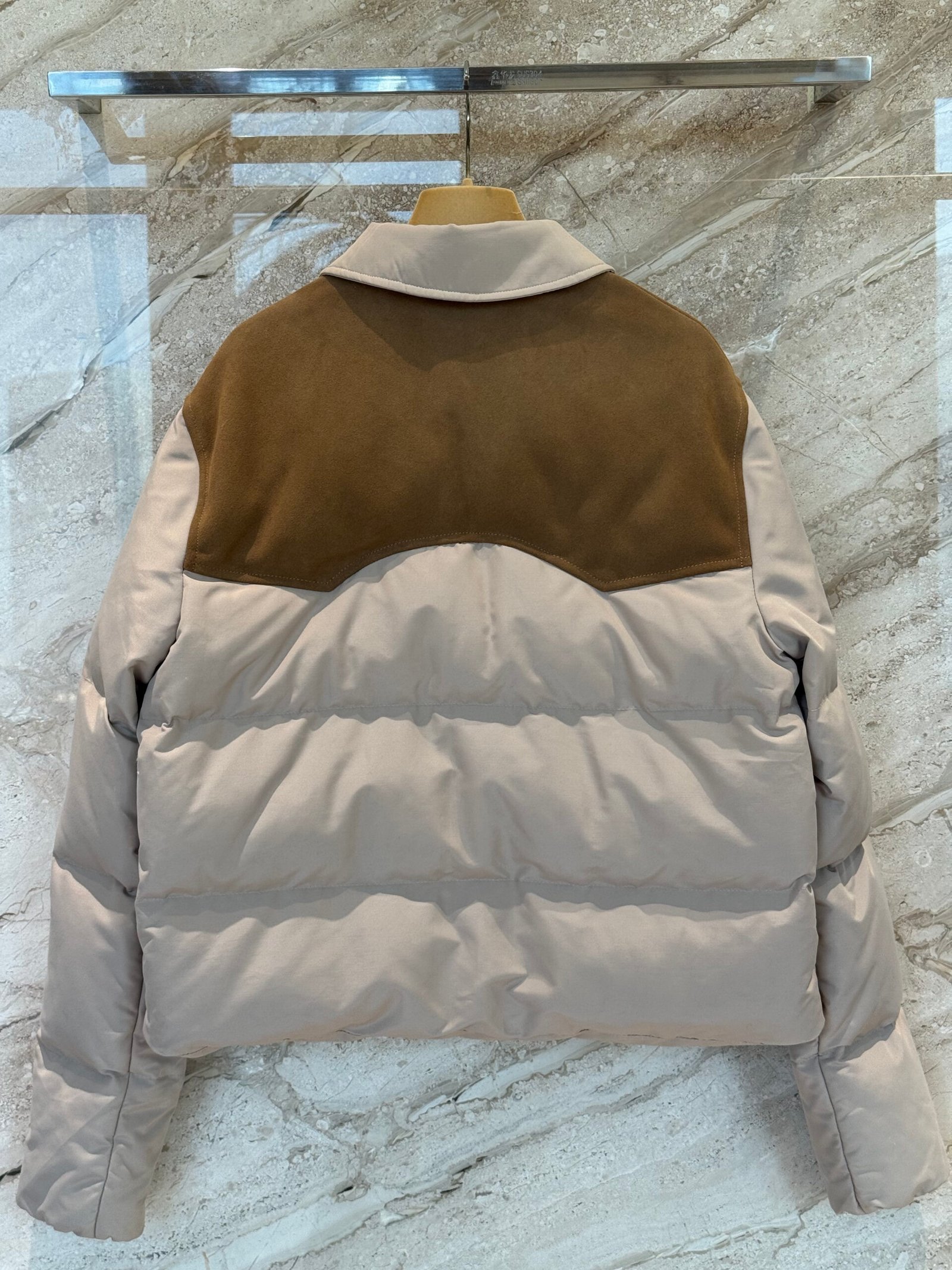 Miu Miu Medium-weight Plaid Check Down Jacket D120205 - Image 9