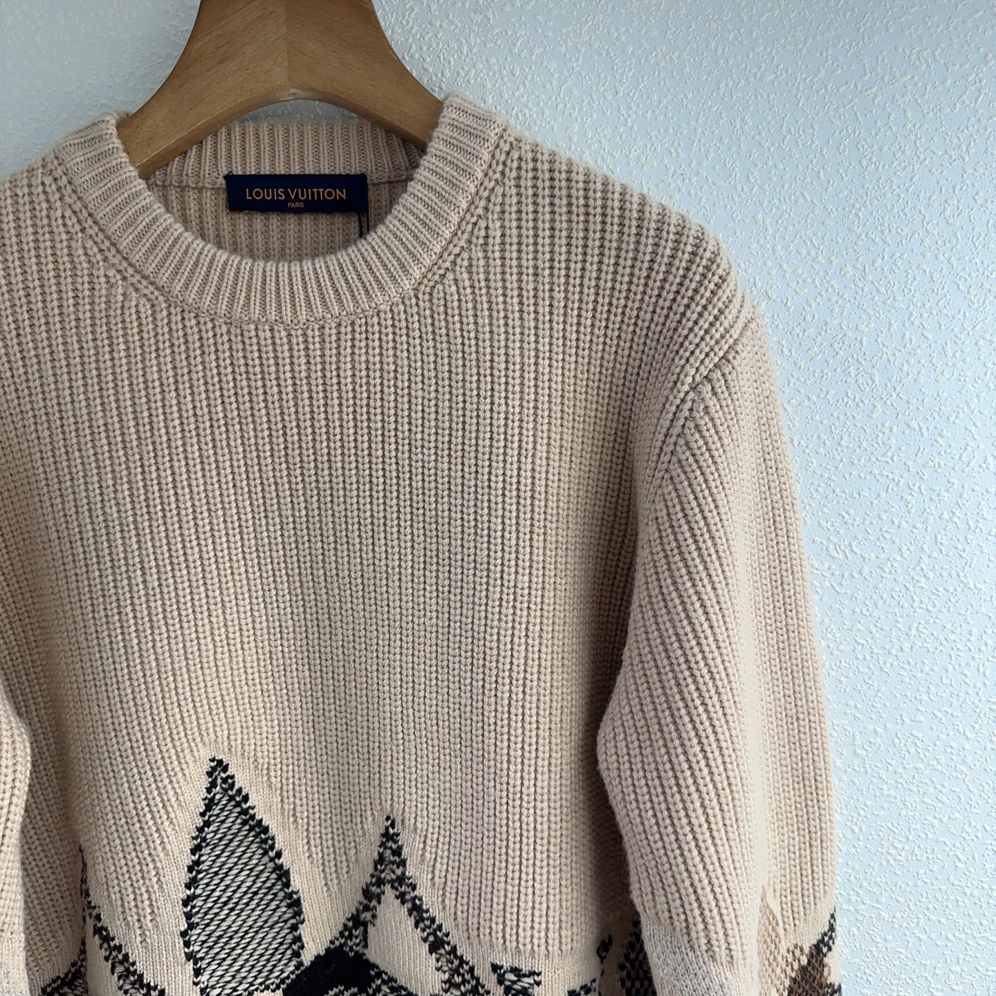 Louis Vuitton graphic technical knit pullover D120207 - Image 5