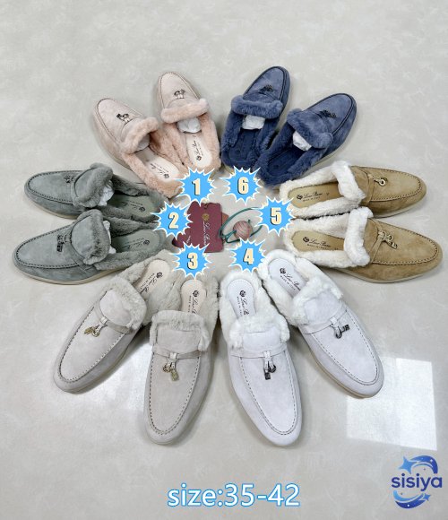 Loro Piana Charms Walk Babouche Loafers L120306