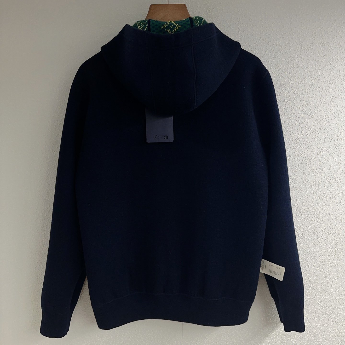 LV Hooded Zip Knit Cardigan D120404 - Image 3