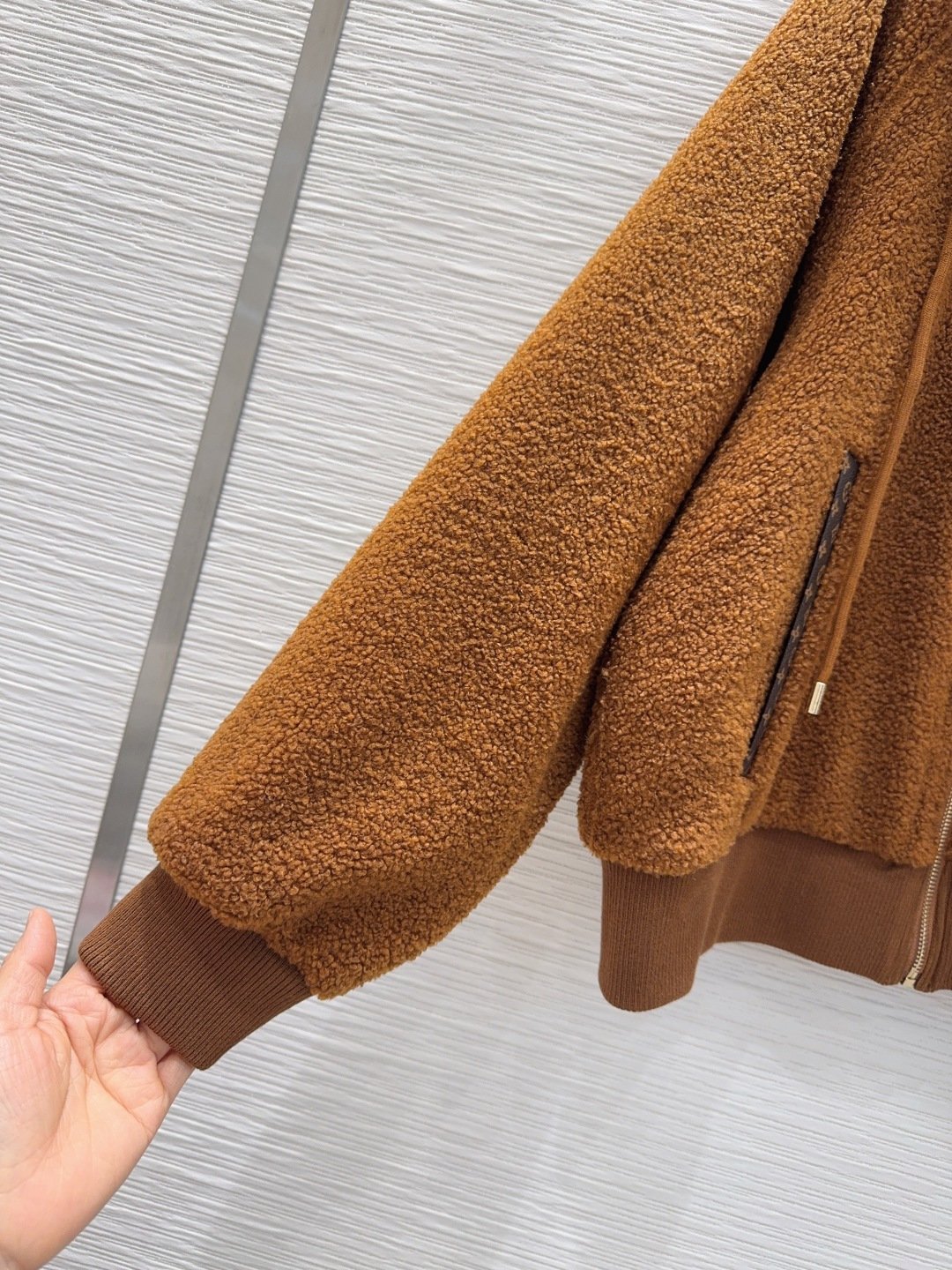 Louis Vuitton Monogram Accent Wool Jacket D120406 - Image 5