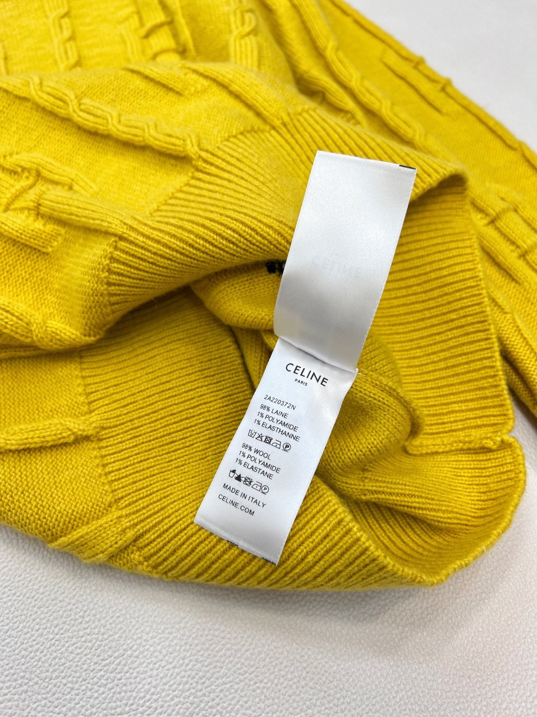 CELINE crewneck sweater IN chains cashmere D120405 - Image 10