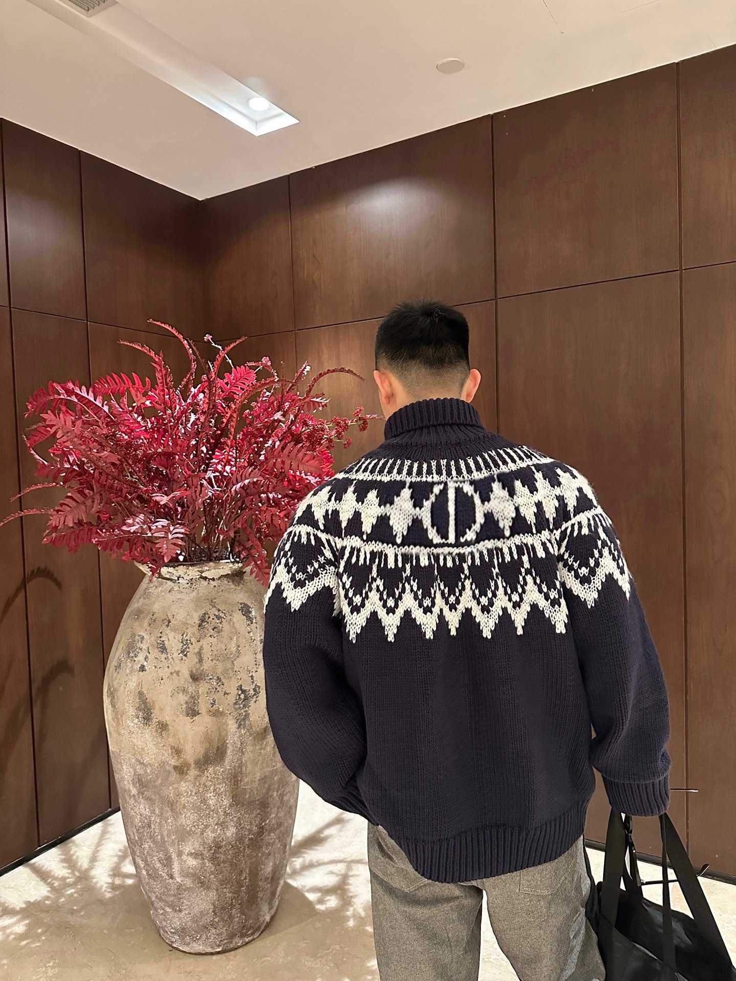 Dior DiorAlps Turtleneck Sweater Navy 120405 - Image 9