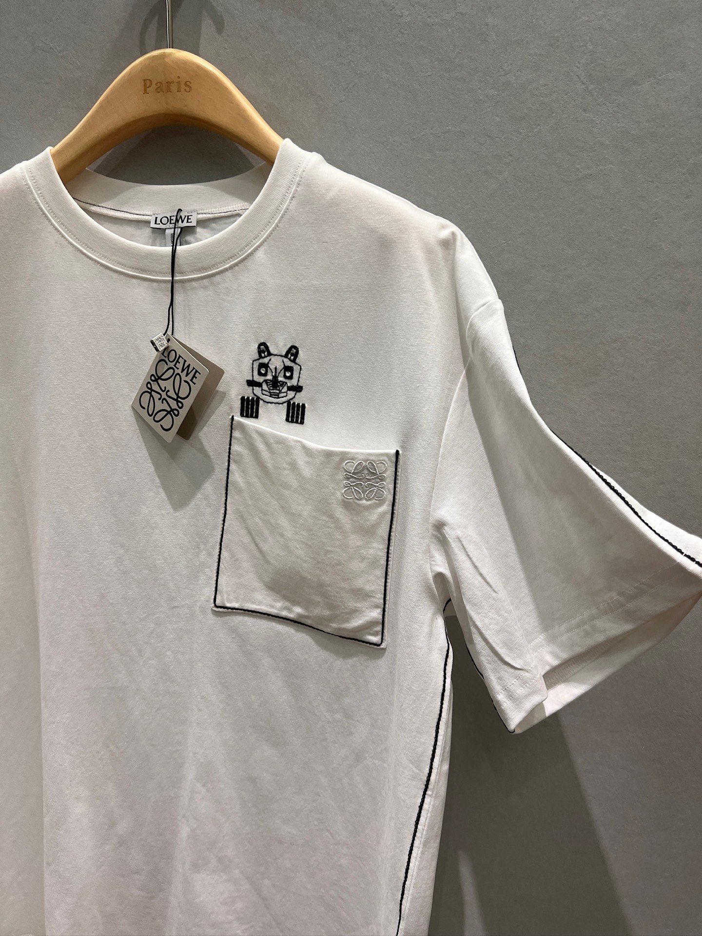 Loewe Regular fit T-shirt in cotton D120604 - Image 3