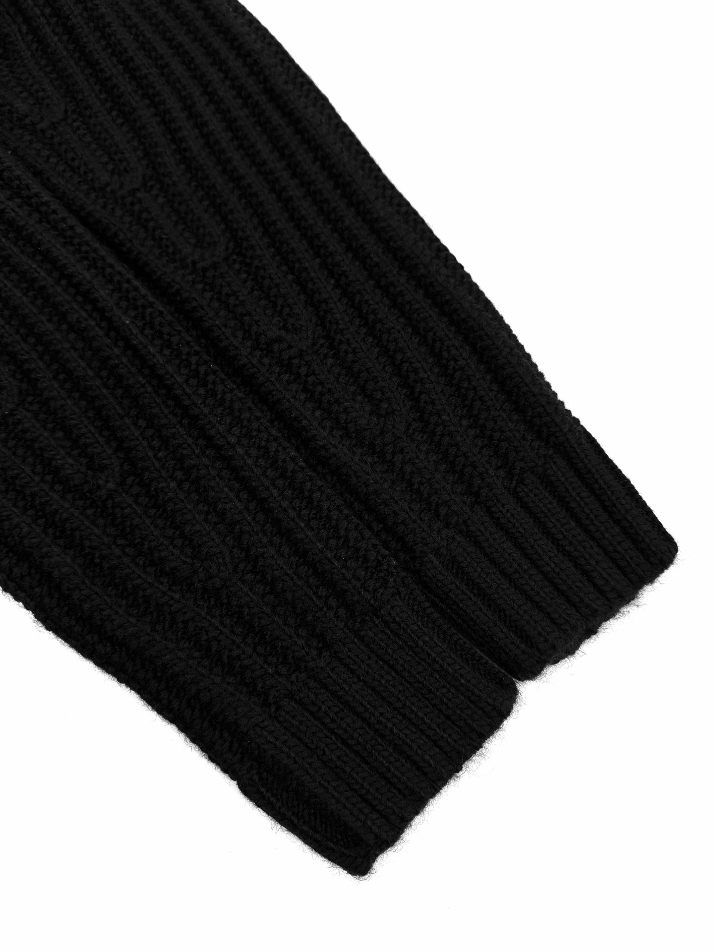 ACNE STUDIOS Kisser Embroidered Ribbed Wool 120908 - Image 7