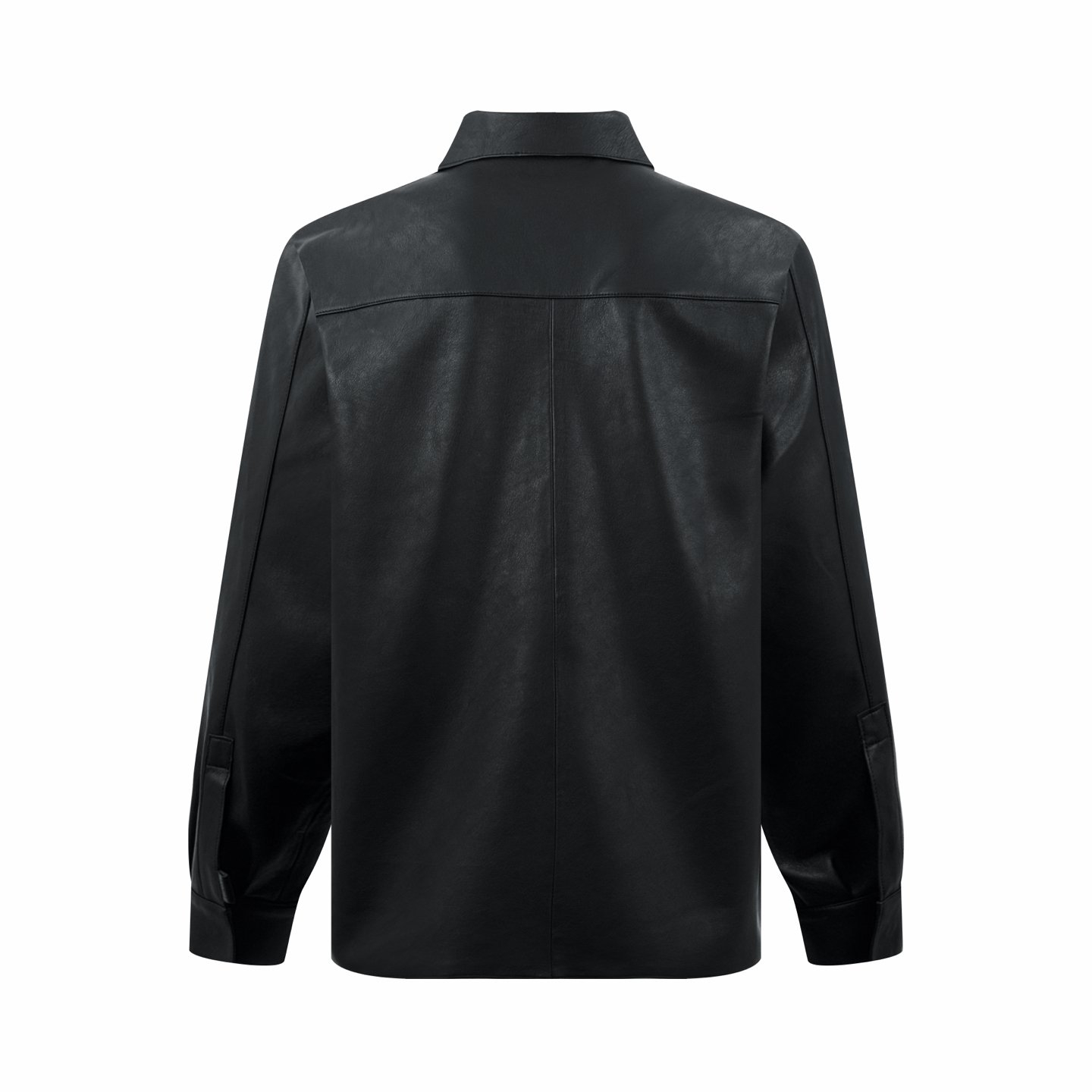 Loewe Anagram Pocket Zip Leather Coat 121003 - Image 3
