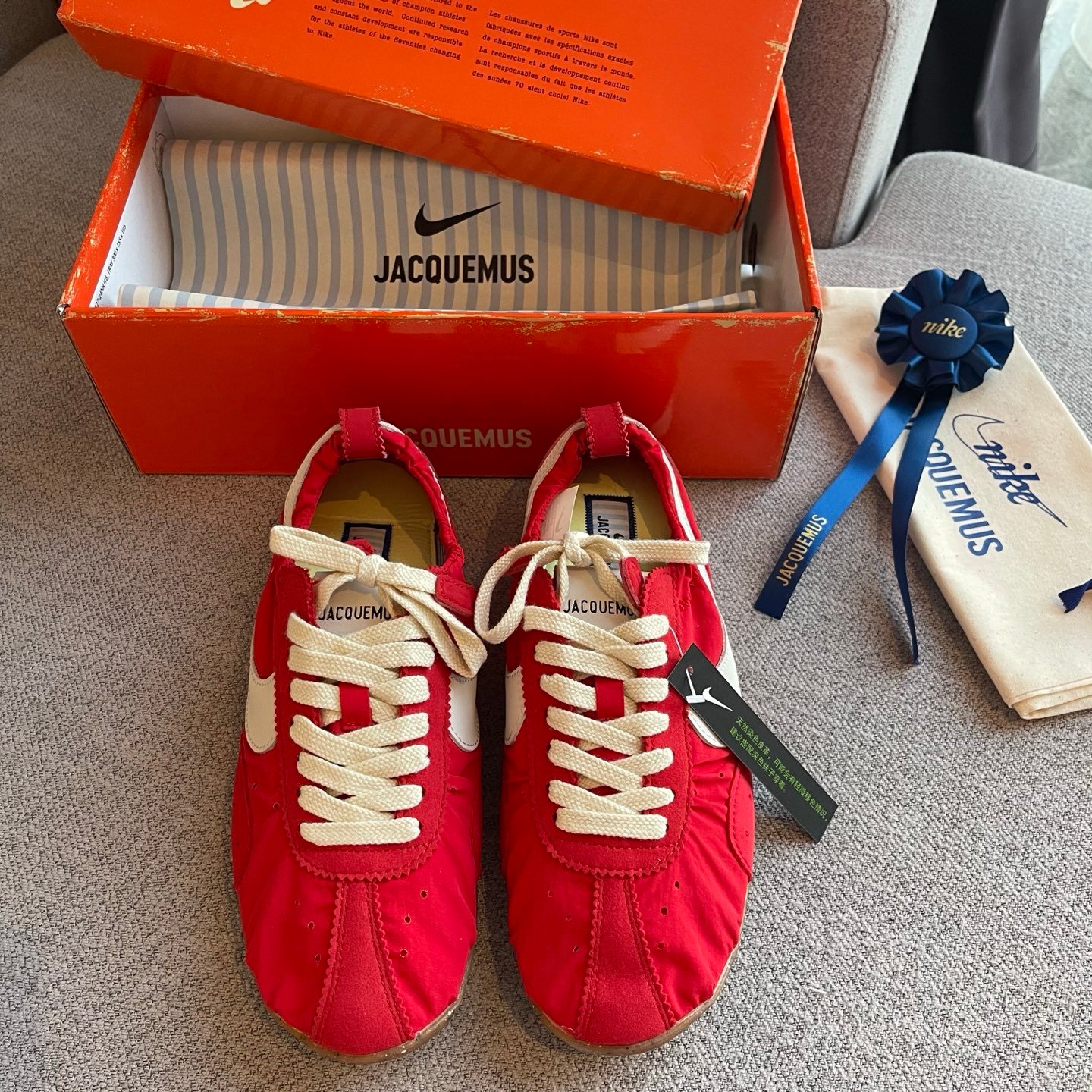 Jacquemus x Nike Moon Shoe Limited Edition Collaboration Sneakers L121106 - Image 5