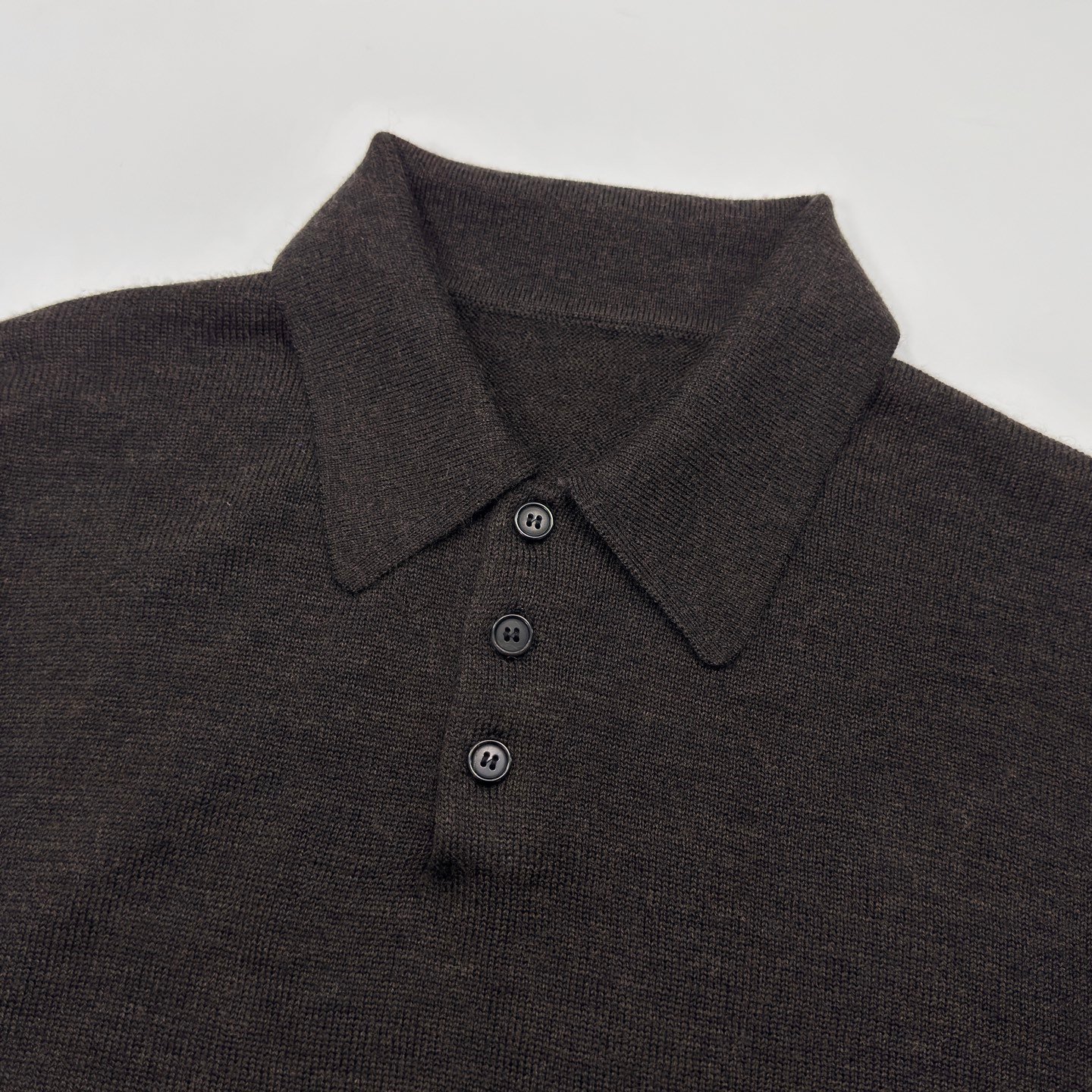 Maison Margiela Elbow patch wool polo 121108 - Image 4