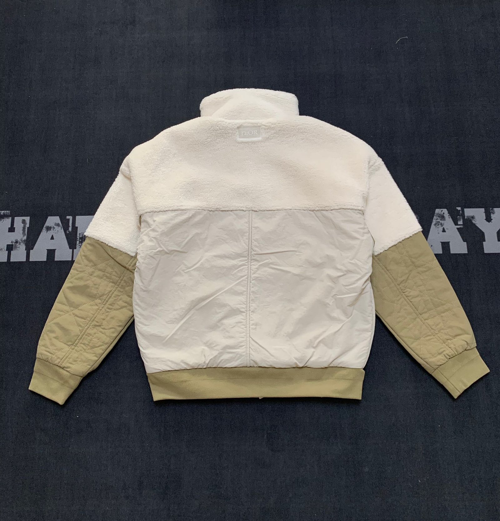 Dior Teddy Fur Patched Zipper Coat D121202 - Image 6