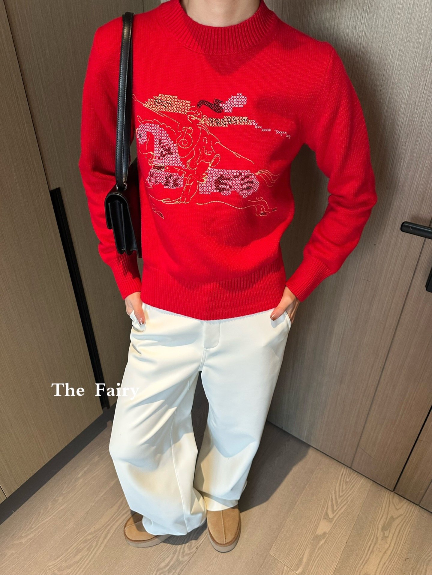 Burberry Cross Stitch EKD Wool Cashmere Sweater D121207 - Image 10