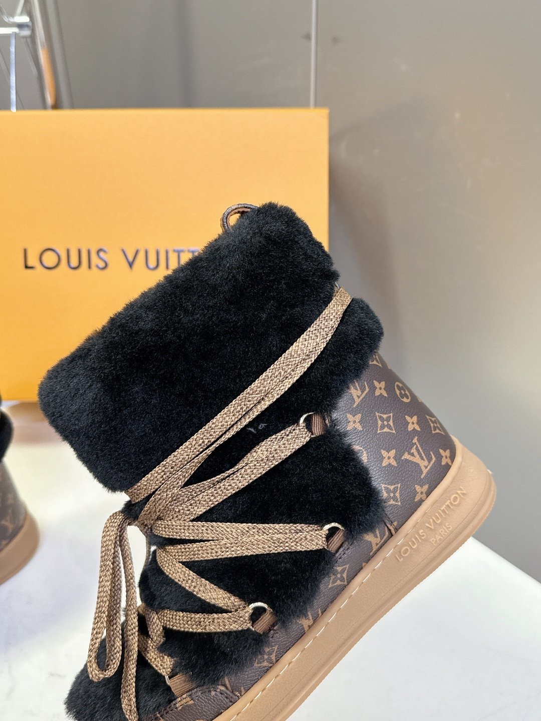 Louis Vuitton LV Cloud Lace-Up Ankle Boot Sneaker - Shoes L121507 - Image 6