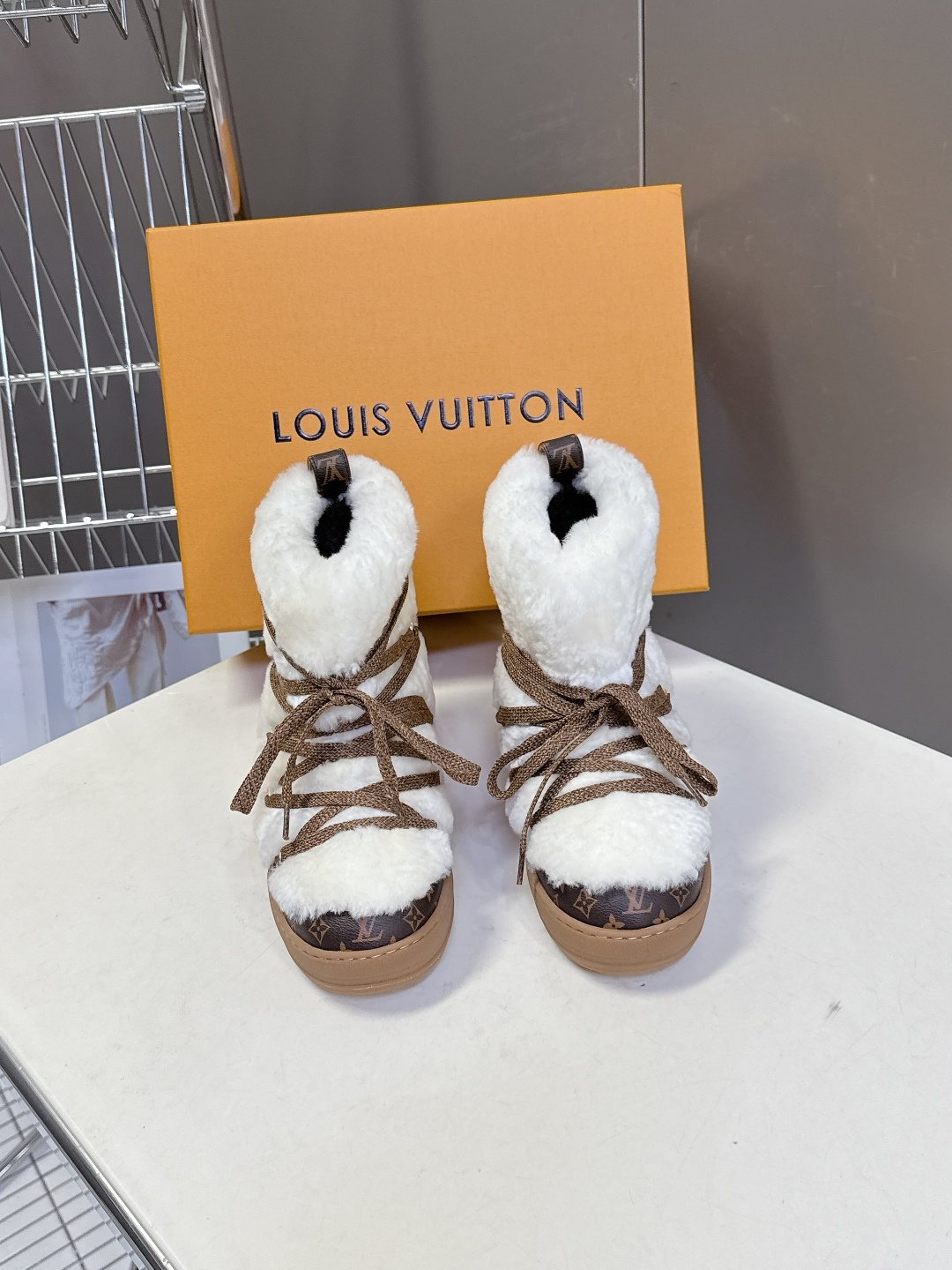 Louis Vuitton LV Cloud Lace-Up Ankle Boot Sneaker - Shoes L121507 - Image 7