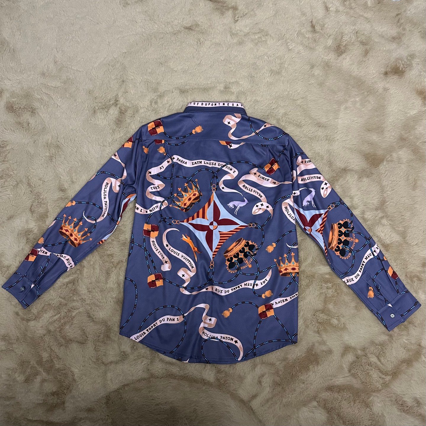 Louis Vuitton Printed Silk Shirt 121705 - Image 3