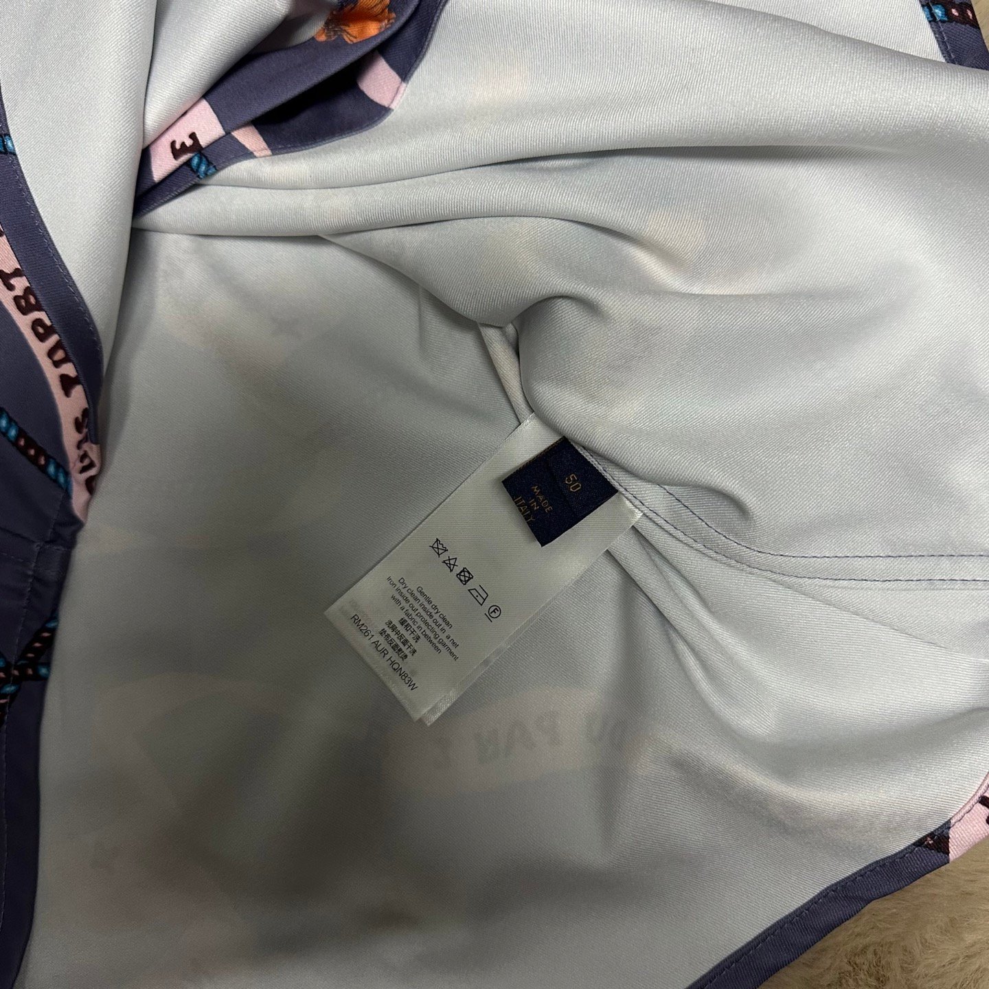 Louis Vuitton Printed Silk Shirt 121705 - Image 10