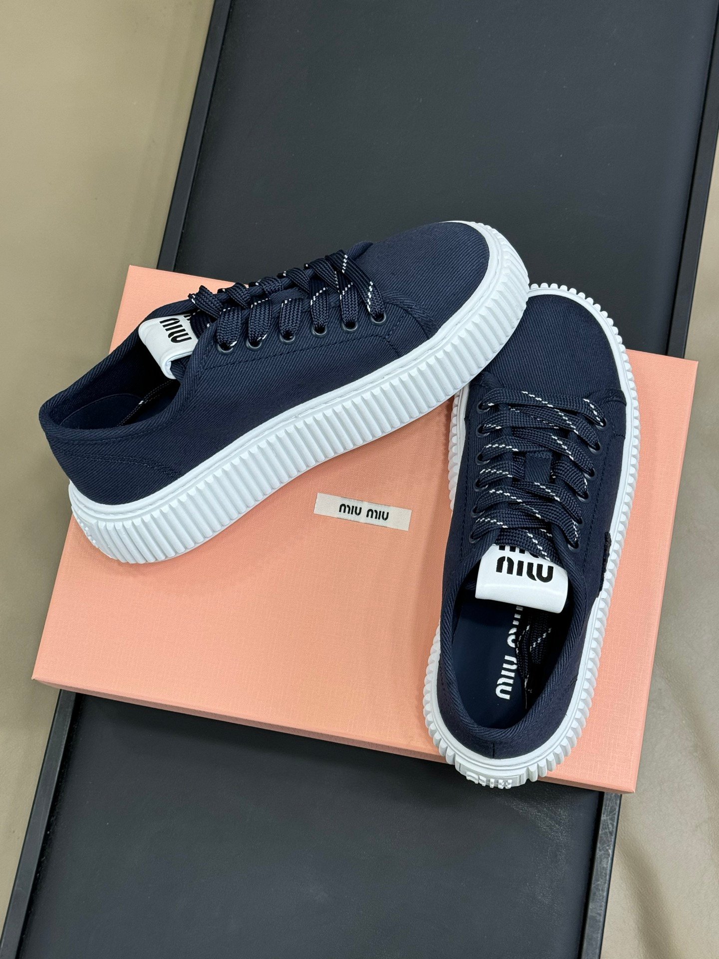 Miu Miu platform canvas sneakers L121806 - Image 6