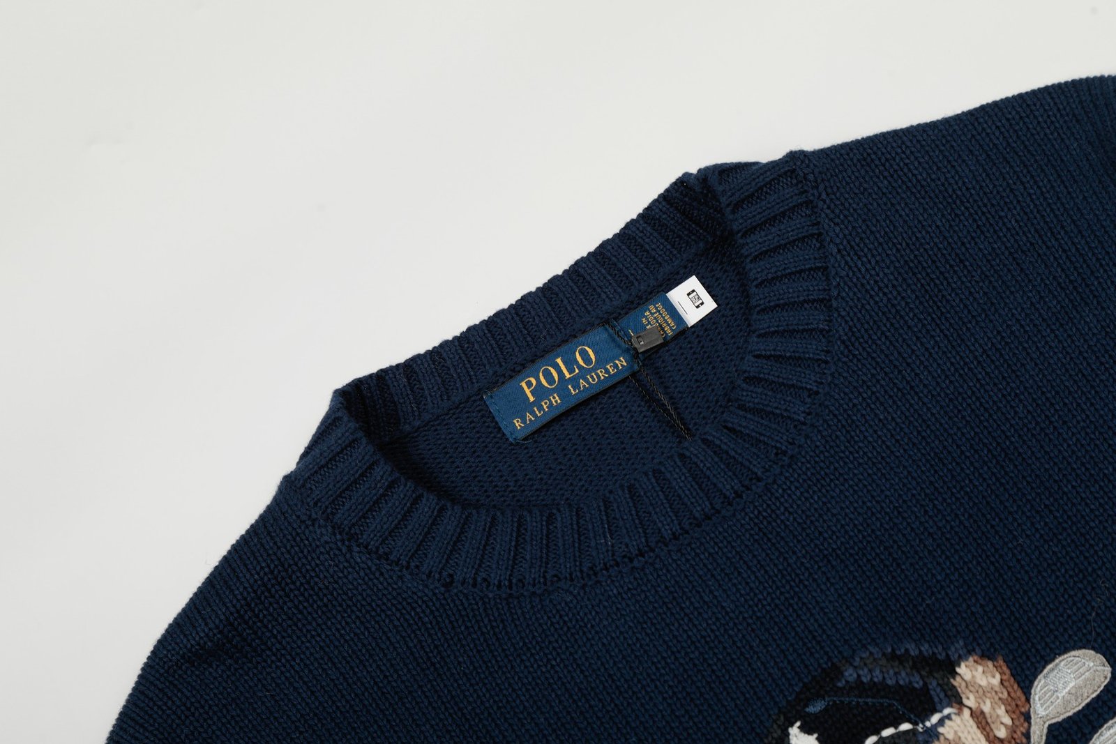 Ralph Lauren Classic Polo Bear Double-Knit Sweatshirt 121809 - Image 4