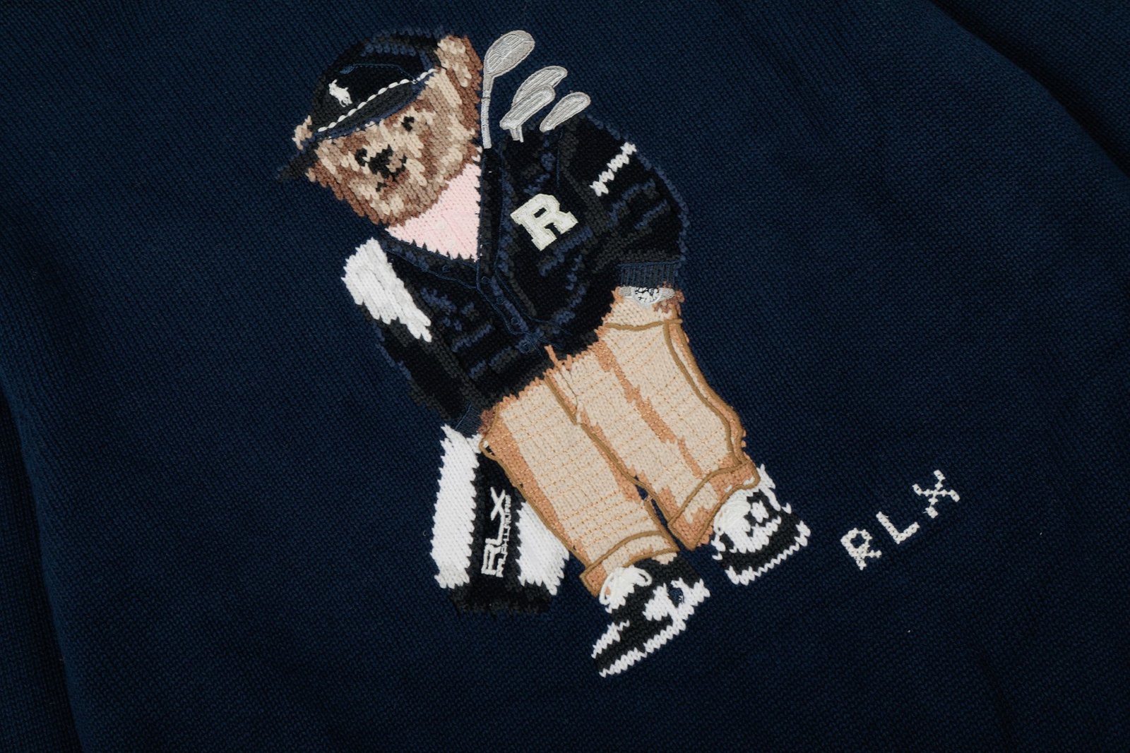 Ralph Lauren Classic Polo Bear Double-Knit Sweatshirt 121809 - Image 5