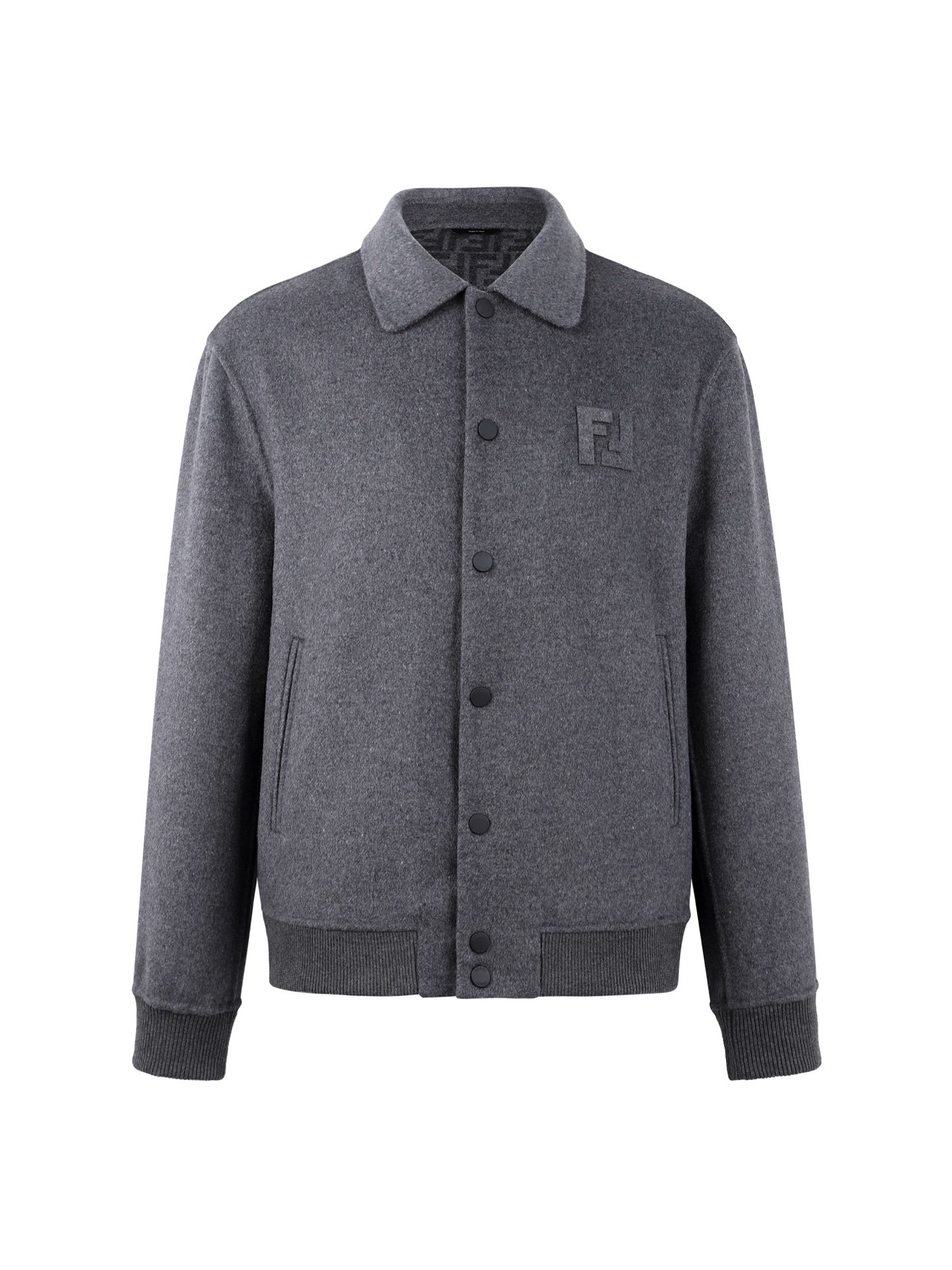 FENDI Button-down Single-Piece Wool Jacket Coat 121902