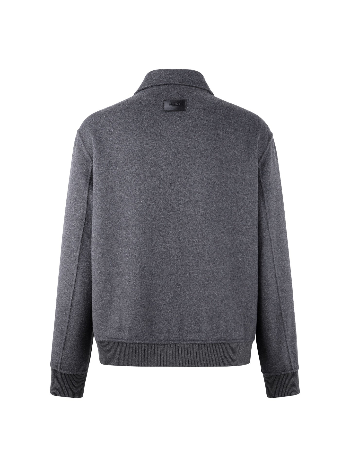 FENDI Button-down Single-Piece Wool Jacket Coat 121902 - Image 3