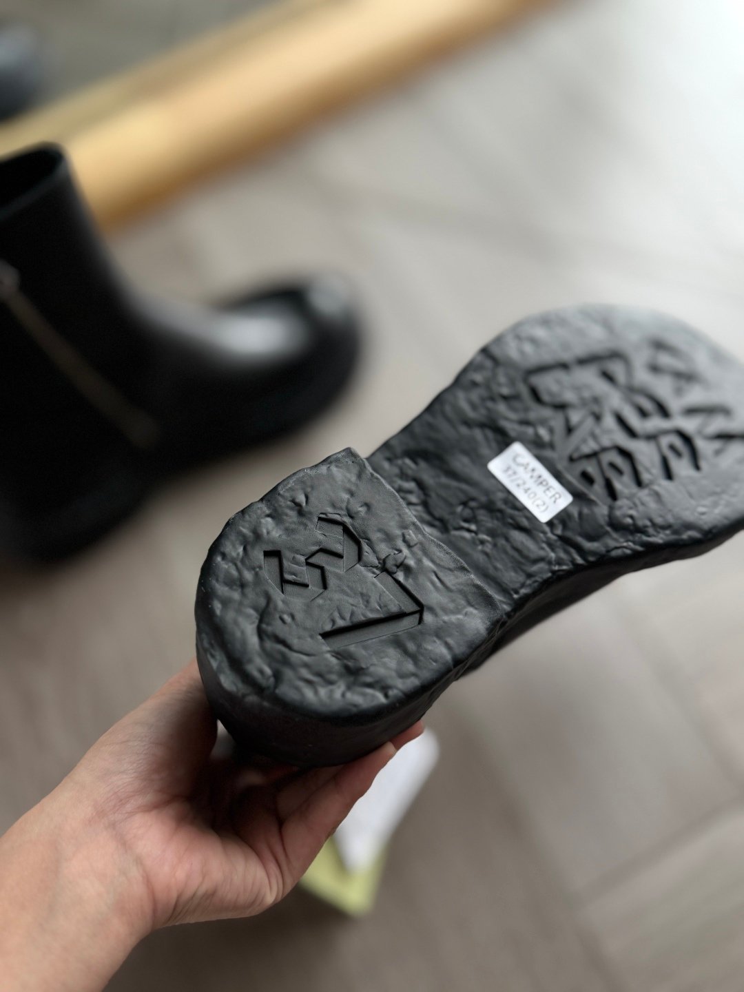 CamperLab black leather ankle boots D121905 - Image 8