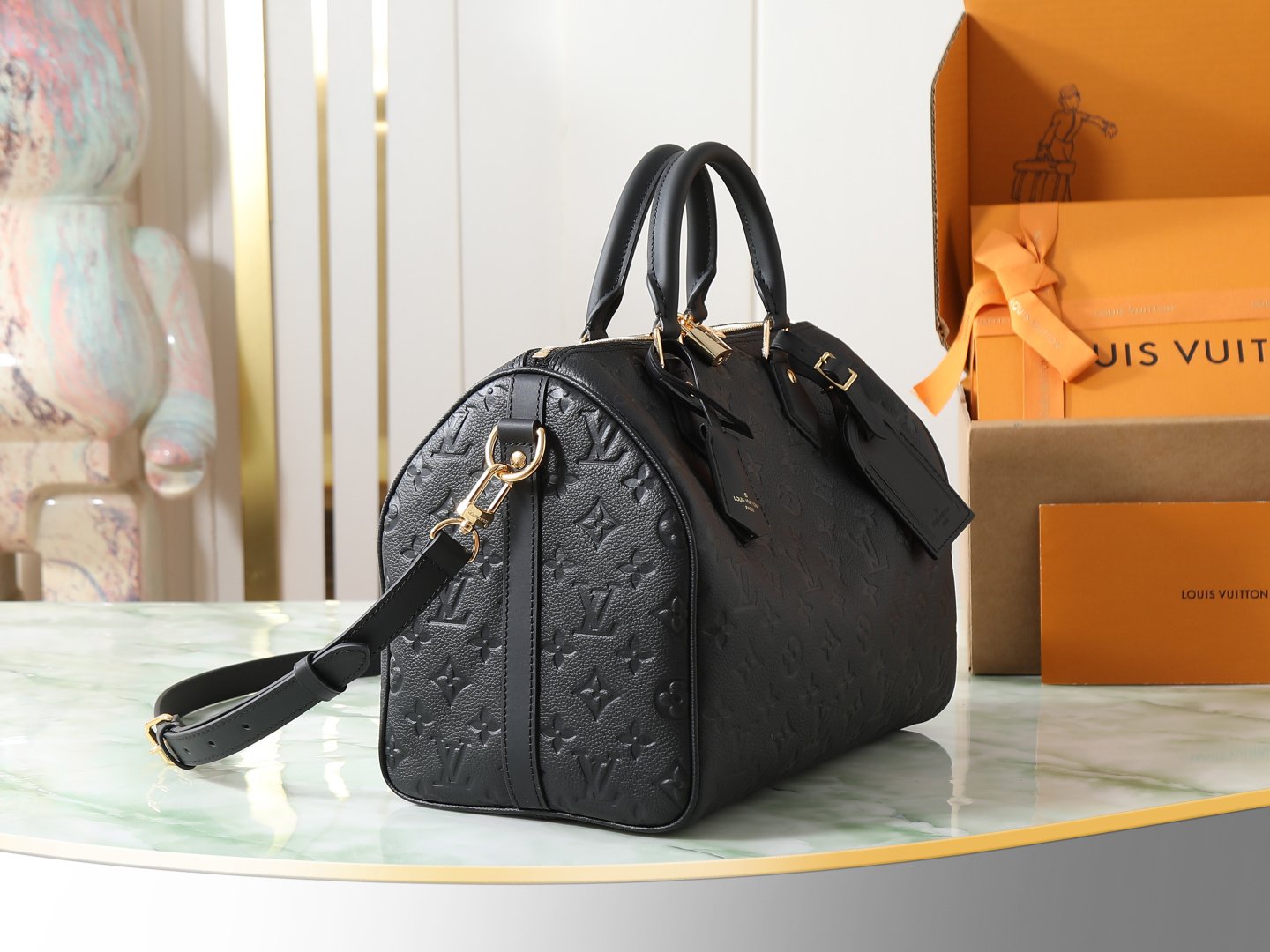 Louis Vuitton Speedy Soft 30 Monogram Empreinte Leather L122003 - Image 3