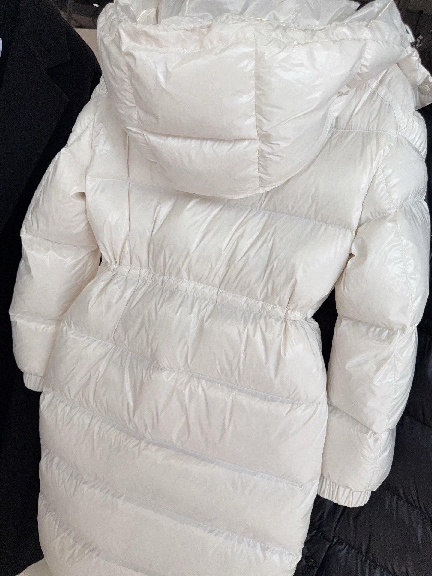 Moncler Cavettaz Hooded Long Down Jacket D122001 - Image 8
