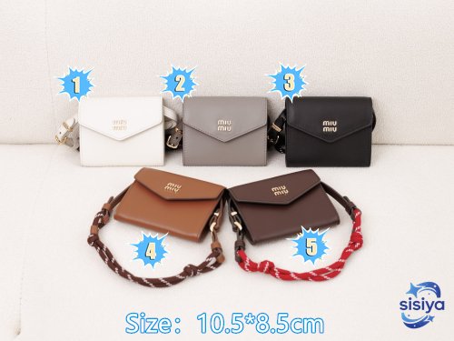 Miu Miu Leather Shoulder Wallet L122206