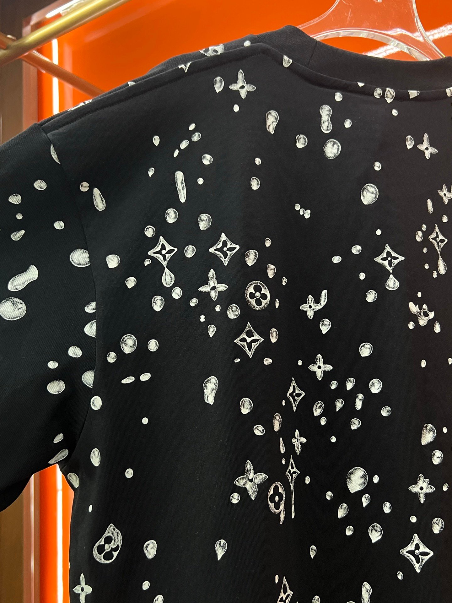 LV Waterdrop Pattern Short-Sleeved T-shirt 122304 - Image 5