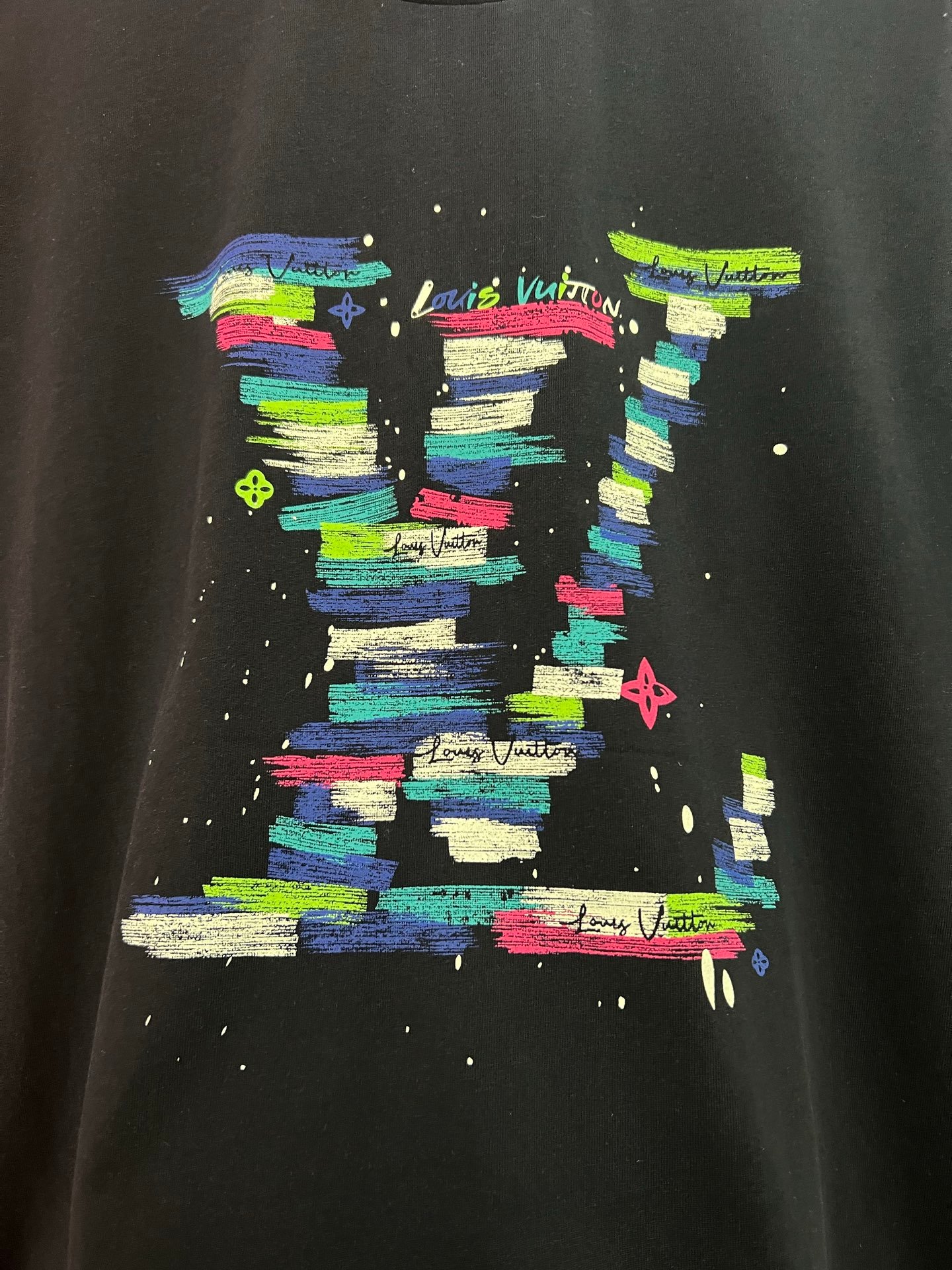 LV Digital Colorful T-Shirt 122503 - Image 5