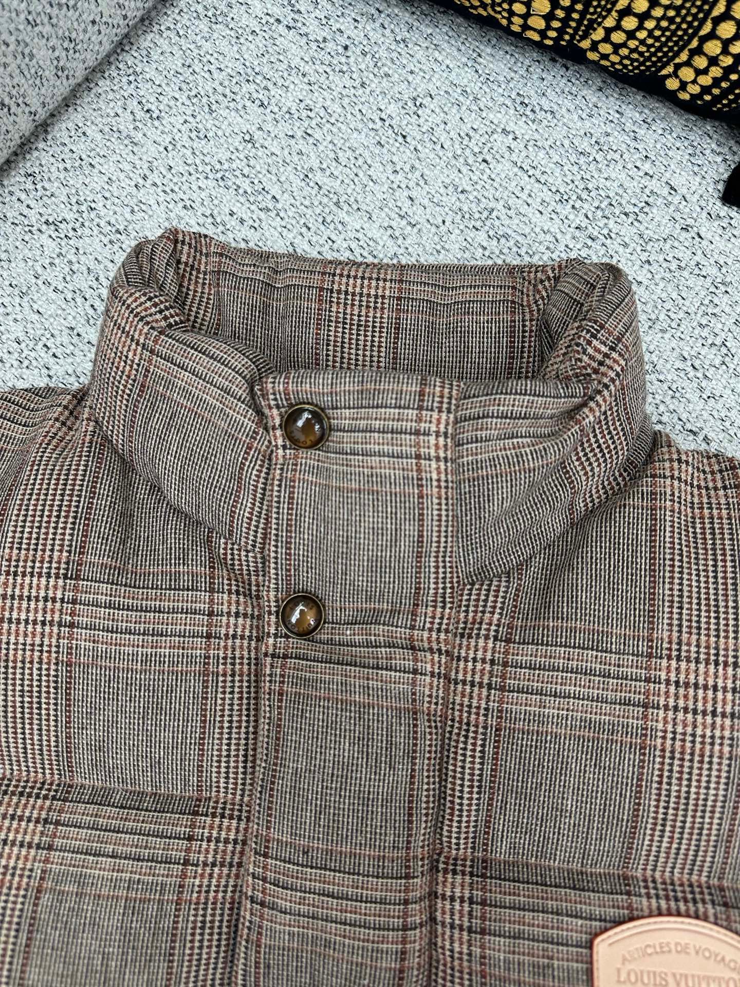 Louis Vuitton Tweed Down Blouson 122507 - Image 4