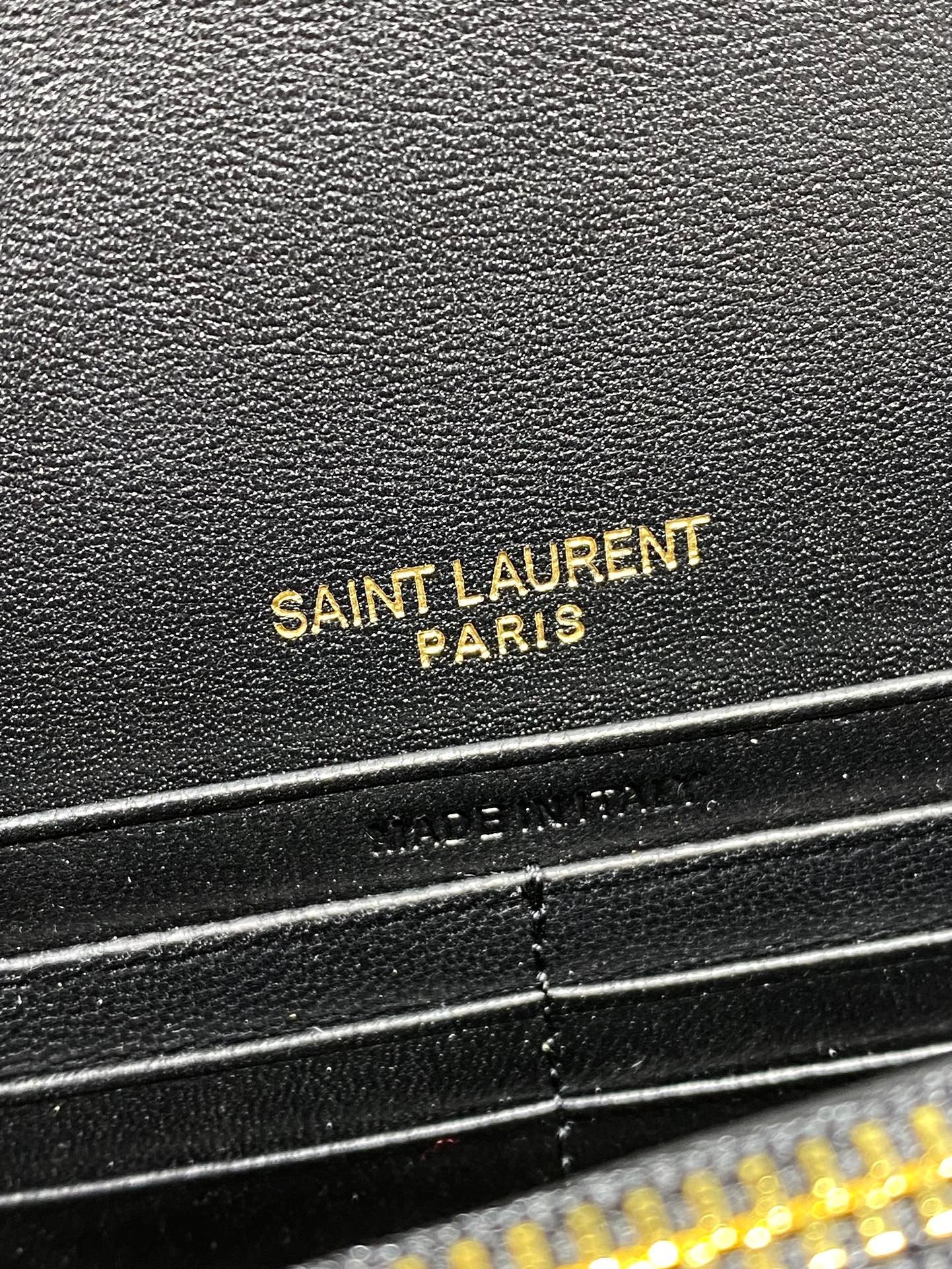 Saint Laurent Cassandre Flap Envelope Wristlet L122505 - Image 3