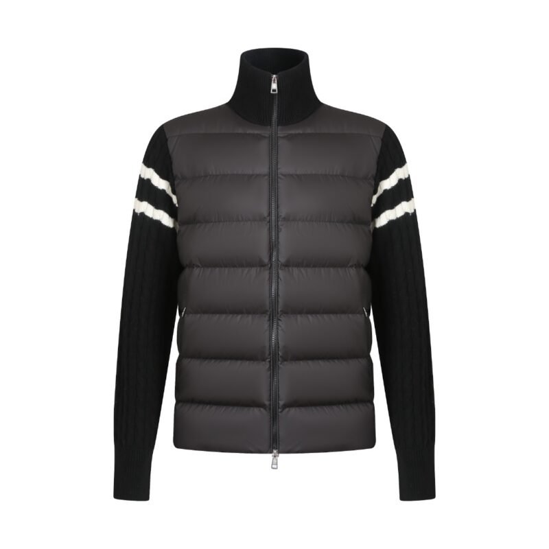 Moncler Knitted Patched Down Jacket 122604