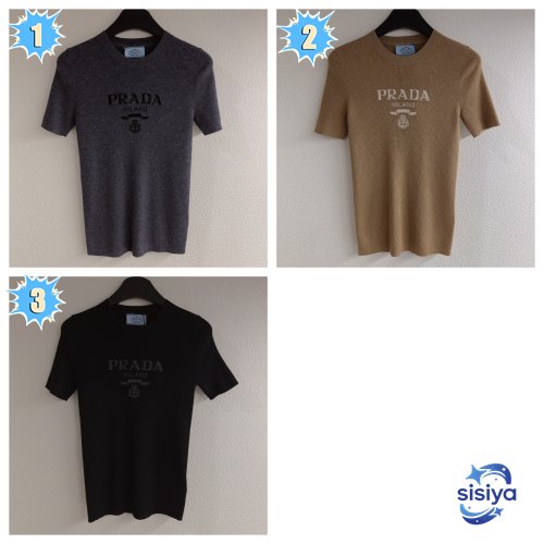 Prada wool short-sleeved T-shirt D122605