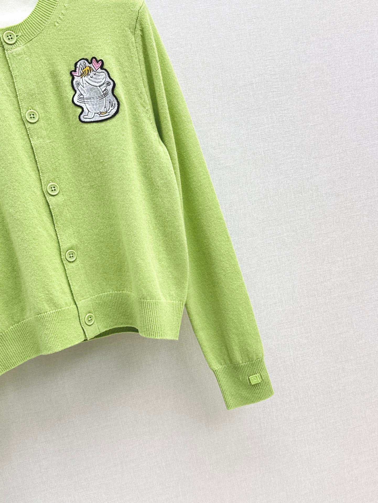 Acne Studios Fun Badge Decorated Cardigan D122704 - Image 3