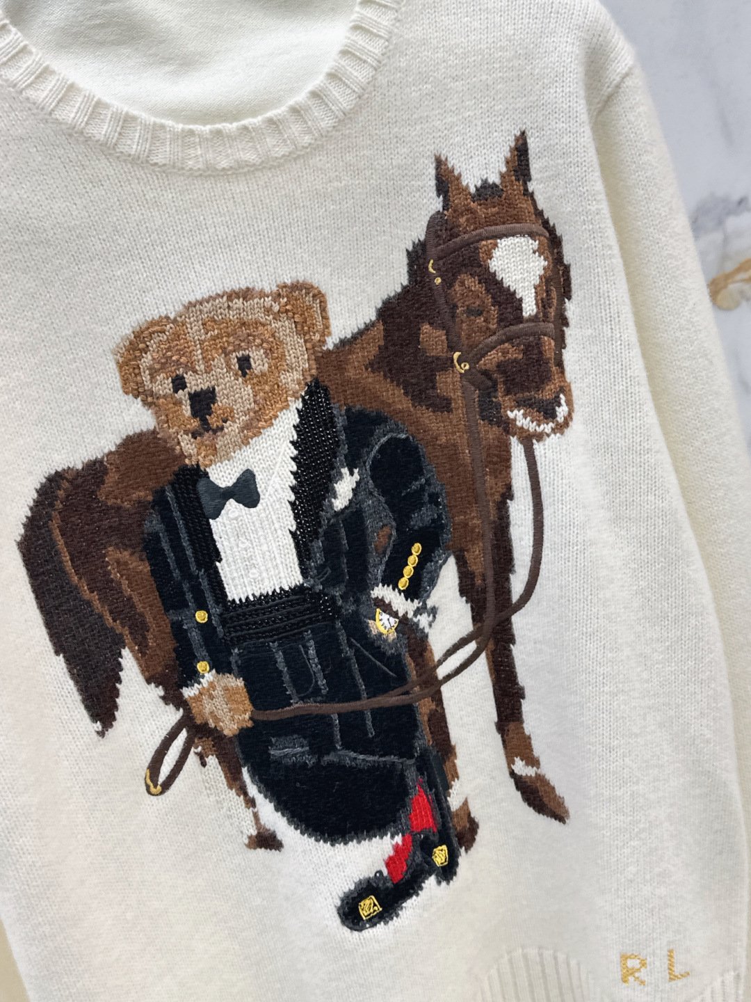 Ralph Lauren Polo Bear Wool Sweater D122906 - Image 9
