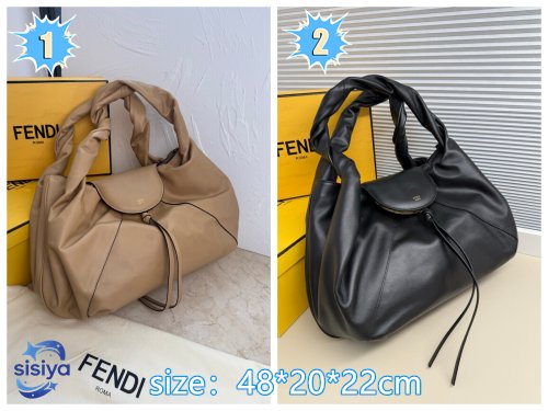 Fendi Spy Leather Beige L121808