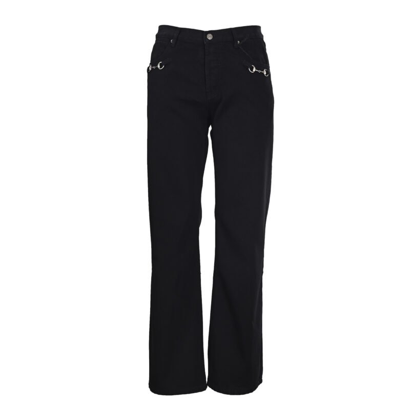GUCCI snap-front denim pants M6011002