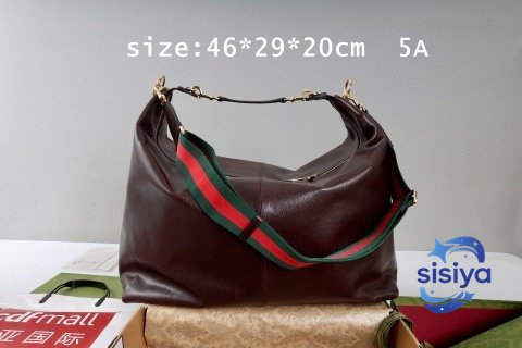 GUCCI Shopping bag   full grain cow leather B6011801 46×29×20cm