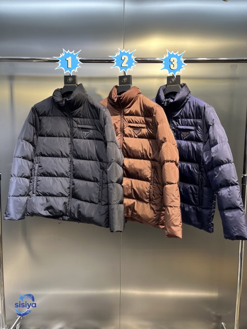 Prada motorcycle-style down jacket M6011902