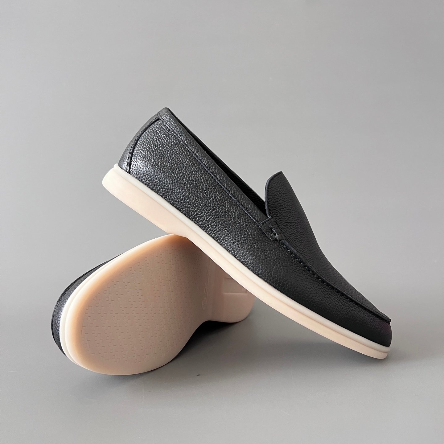 Loro Piana Round-Toe Low-Top Ankle Strap Loafers M6010205 - Image 3