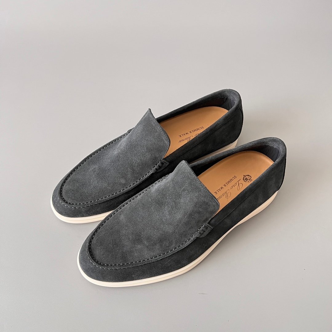 Loro Piana Round-Toe Low-Top Ankle Strap Loafers M6010205 - Image 11