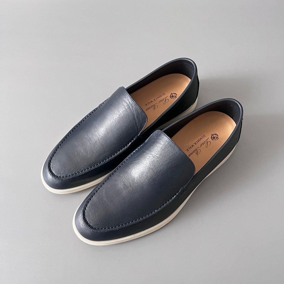 Loro Piana Round-Toe Low-Top Ankle Strap Loafers M6010205 - Image 12
