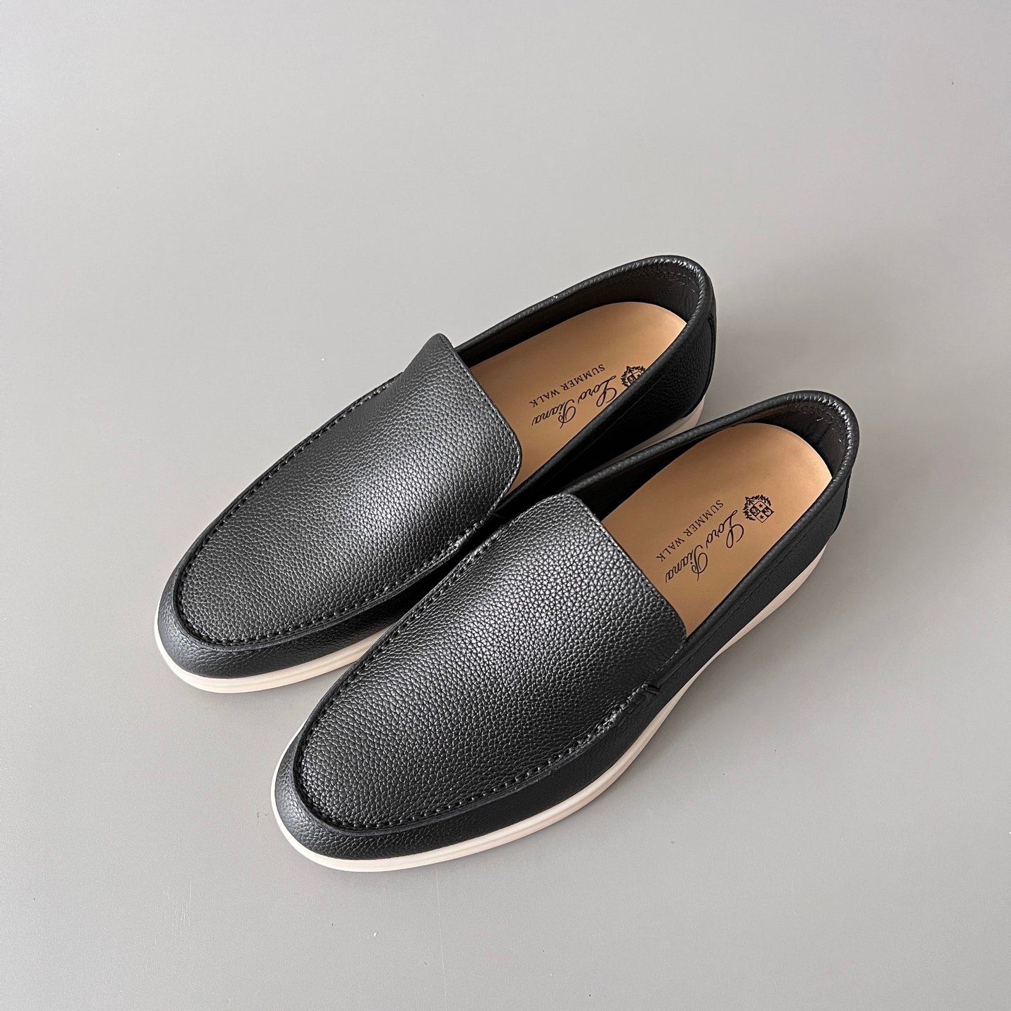 Loro Piana Round-Toe Low-Top Ankle Strap Loafers M6010205 - Image 4