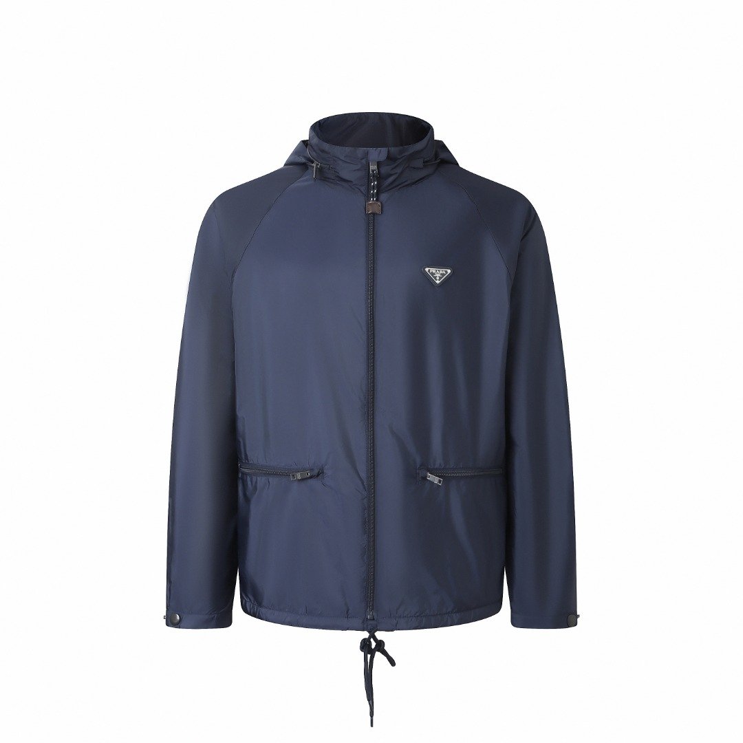 Prada Re-Nylon Hooded Jacket M6010404