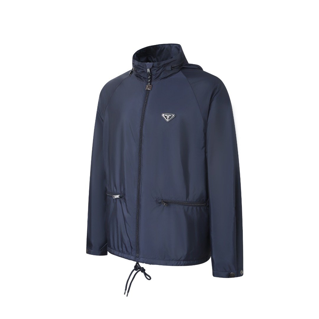 Prada Re-Nylon Hooded Jacket M6010404 - Image 3