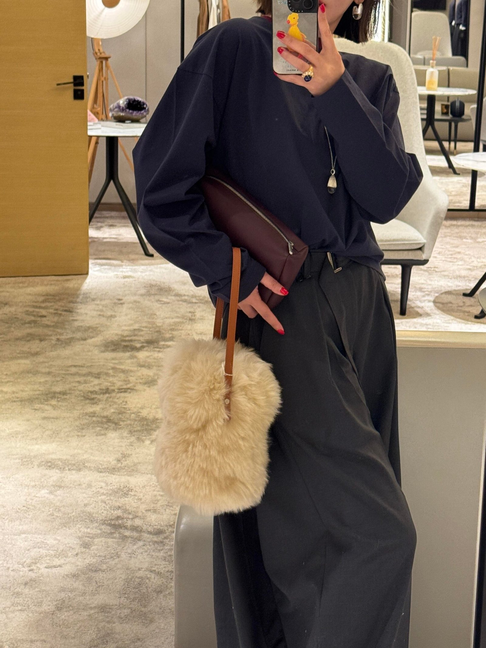 Miu Miu Pullover Sweater in Blu & Amaranto W6010502 - Image 10