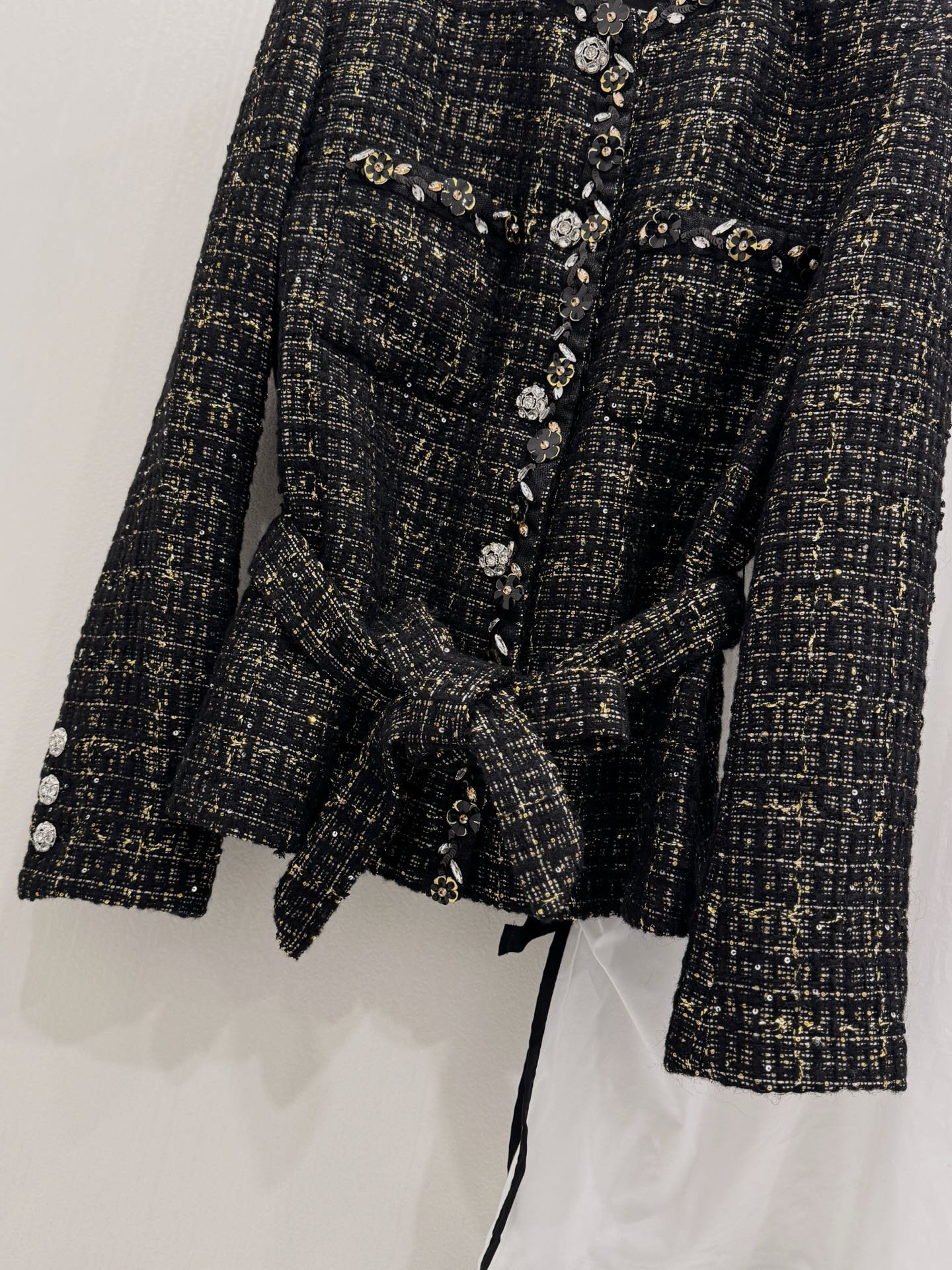 Chanel black tweed jacket W6010701 - Image 7