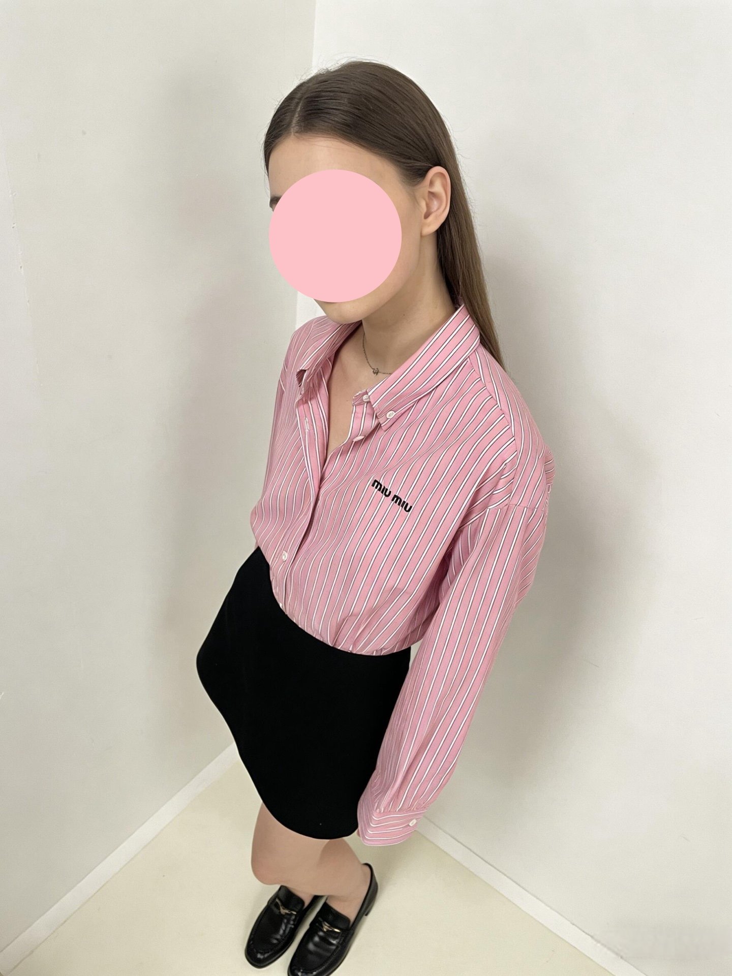 Miu Miu Pink Cotton Shirt W6010904 - Image 9