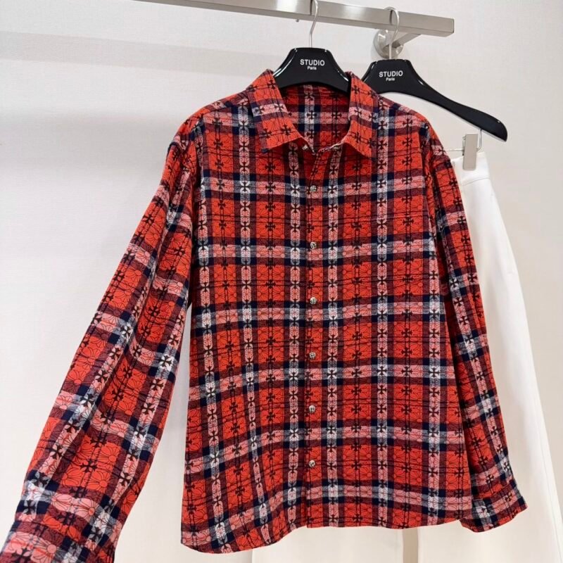 Chrome Hearts Cross Pattern Flannel Shirt W6011202
